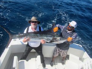 110 and 120 lb Striped Marlin fished in Cabo San Lucas on 2/20/20