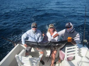 120 lb Striped Marlin fished in Cabo San Lucas on 6/22/20