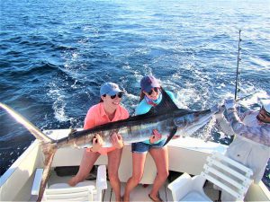 Catch & release 120 and 130 lb Striped Marlin in Cabo San Lucas on 12/22/20