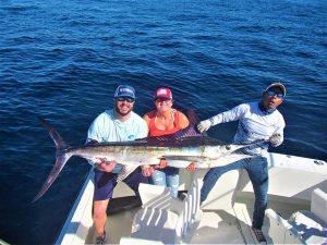 Catch & release 120 lb Striped Marlin in Cabo San Lucas on 1/18/2021