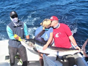 Catch & release 130 lb Striped Marlin in Cabo San Lucas on 2/8/2021