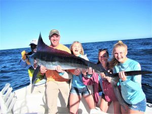 Catch and release STRIPED MARLIN. 130 LB. in Cabo San Lucas on 2/19/21