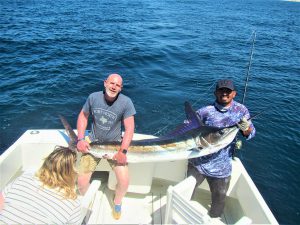 Catch & release 100 lb Striped Marlin in Cabo San Lucas on 3/31/2021