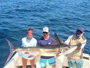 Catch & release 140 lb and 110 lb Striped Marlin in Cabo San Lucas on 5/7/2021