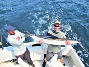 Catch & release 110 lb and 120 lb Striped Marlin in Cabo San Lucas on 5/10/2021