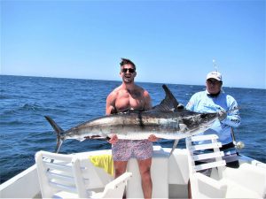 Caught  and released 140 lb Striped Marlin in Cabo San Lucas on 5/14/21