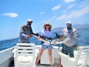 Catch & release 90LB. and 140 LB Striped Marlin in Cabo San Lucas on 6/18/2021